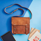CraftShades Combo Offer - Handmade Leather Laptop Bag, Wallet &amp; Belt