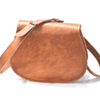 Craftshades - 9*11 Inch Crossbody Handcrafted Small goat Leather Unisex Sling Bag | 100% Genuine Leather