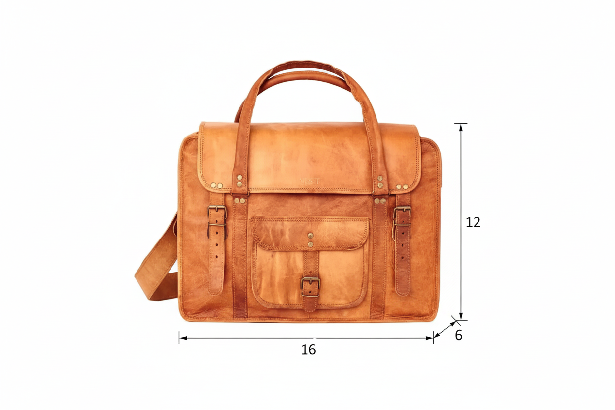 Craftshades –  Handcrafted Air Leather Bag| 100% Genuine Leather