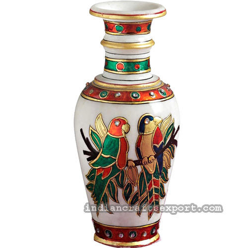 Marble flower pot handcraft