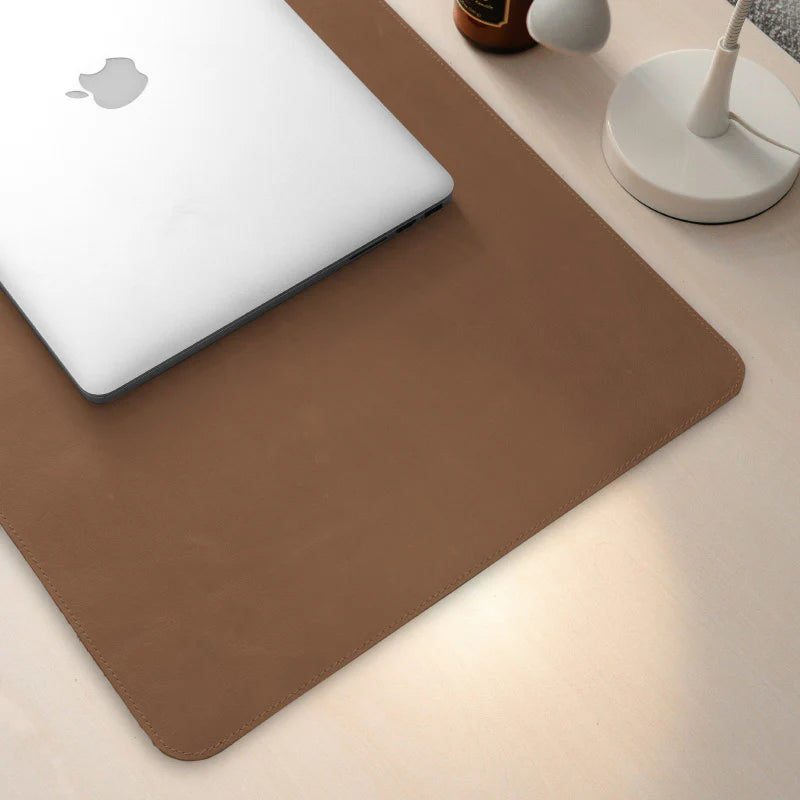 Premium Leather Office Desk Mat – Elegant Work Surface Protector