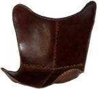 Butterfly chair brown cover Goat leather