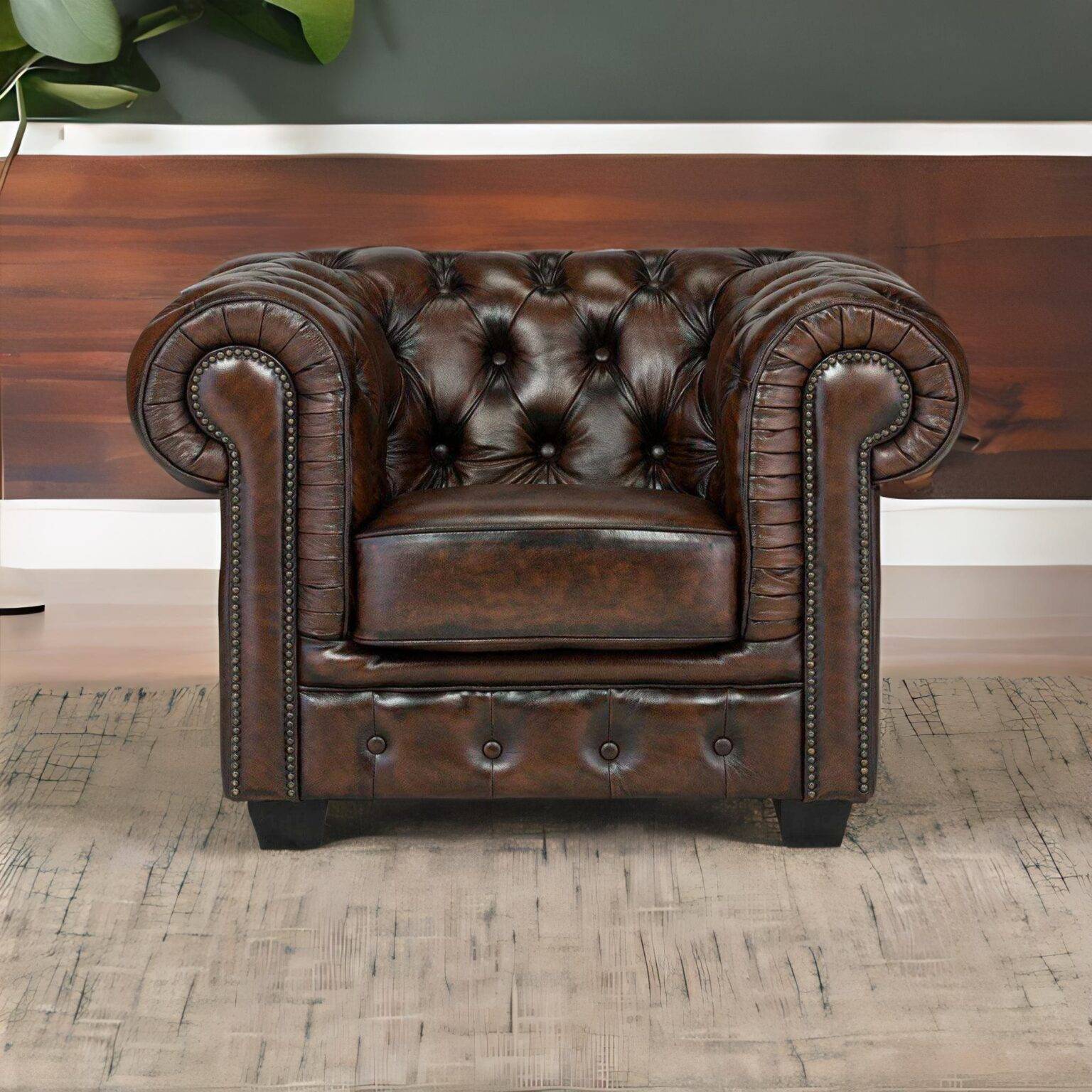Craftshades Traditional Chesterfield 1 Seater