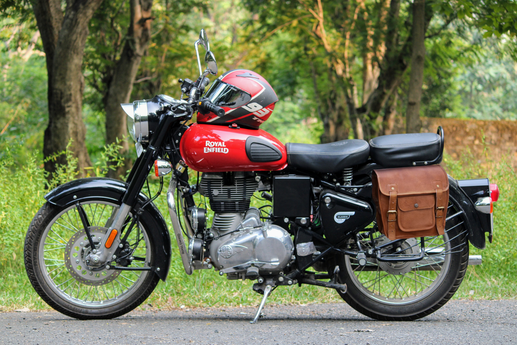 Craftshades Motorcycle Side Panniers Bag, Motorcycle Side Pouch, Brown Leather Side Pouch, Set of 2 Saddlebags, Saddle Panniers, Leather Bike Bag