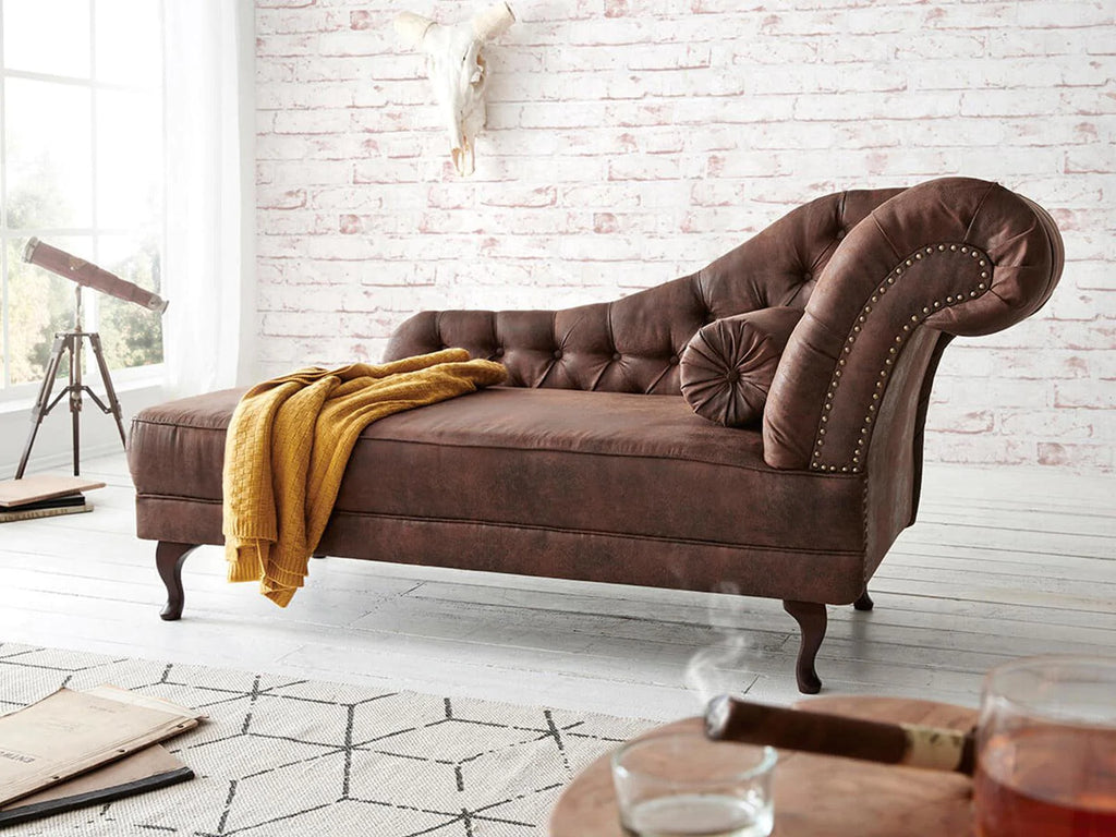 Craftshades Vintage Brown Chesterfield Lounge