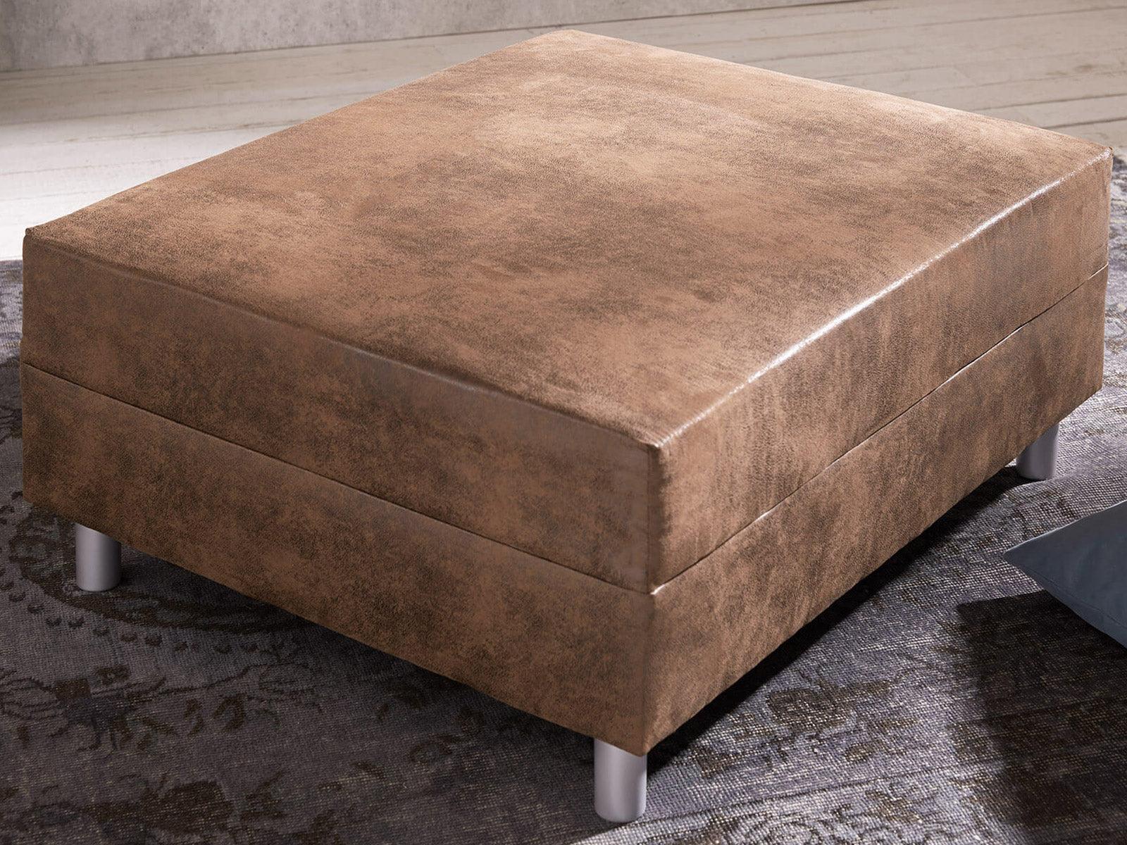 Craftshades Vintage Brown Ottoman