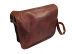 15 Inches Luxury Style Genuine Leather Cross Body Shoulder Bag Handmade Bag