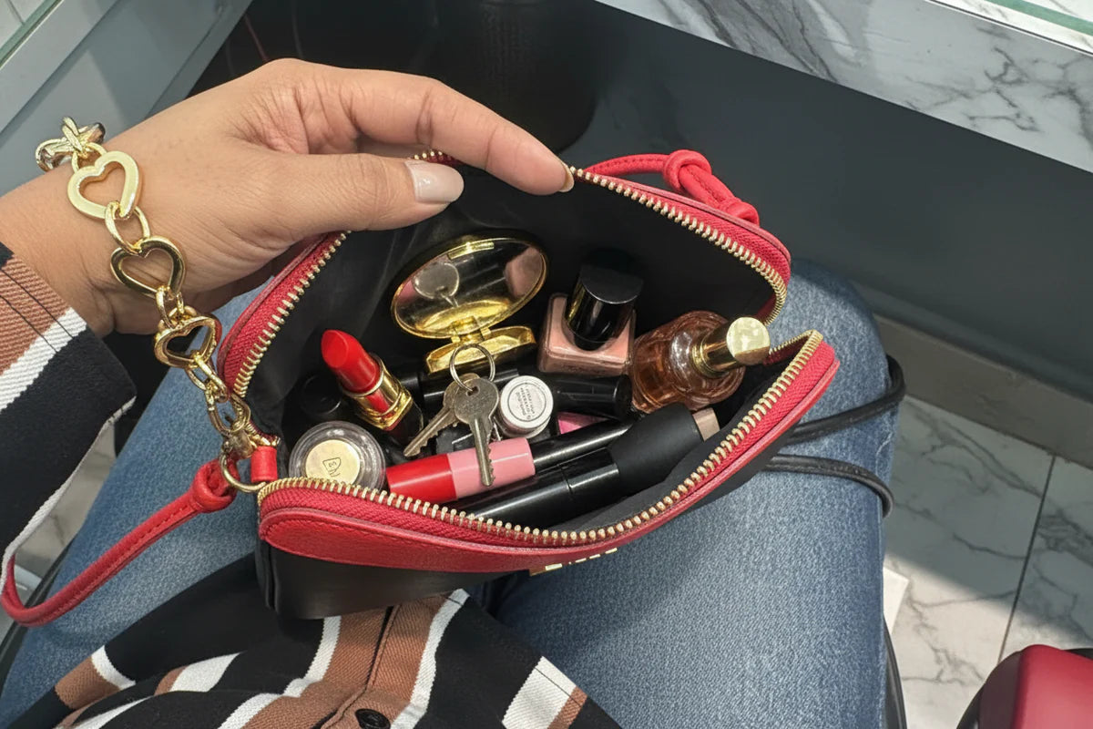 CraftShades - Red Classic Heart Sling Bag
