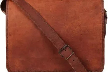Craftshades Minimal Goat Leather Messenger Bag