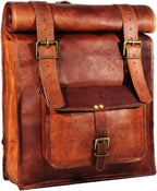 Craftshades - 14*24 Inch 100% Genuine Roll Leather Shoulder Backpack | Unisex