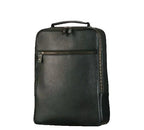 Craftshades –Zipper Closure Minimal Design Grain Leather Backpack Airport Suitcase Back Strap