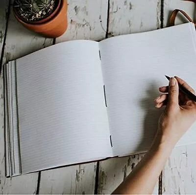 Handcrafted Leather Journal – Flower Embossed, Dark Brown (7x5")