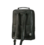 Craftshades –Zipper Closure Minimal Design Grain Leather Backpack Airport Suitcase Back Strap