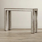 Bone Inlay Solid Wood Console Table