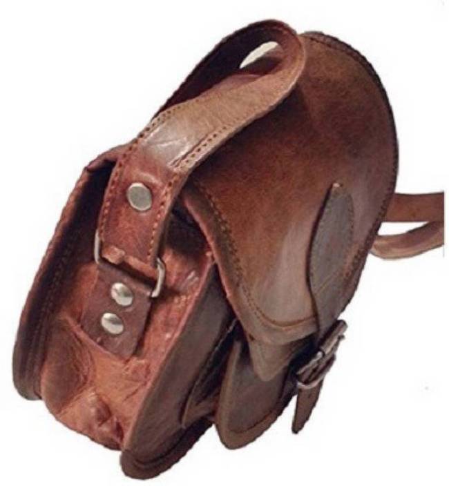 Craftshades - 11"9 Crossbody Handcrafted Small Leather Sling Bag for Women | 100% Genuine Leather