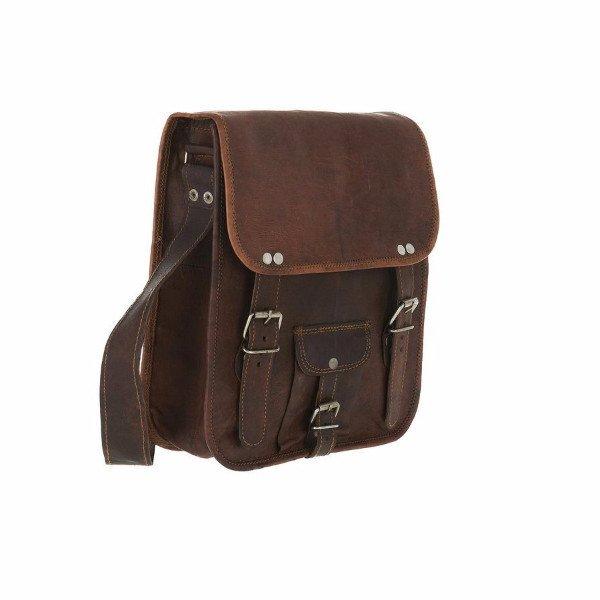 Craftshades – Handcrafted 13″ Retro laptop Leather Bag | 100% Genuine Leather