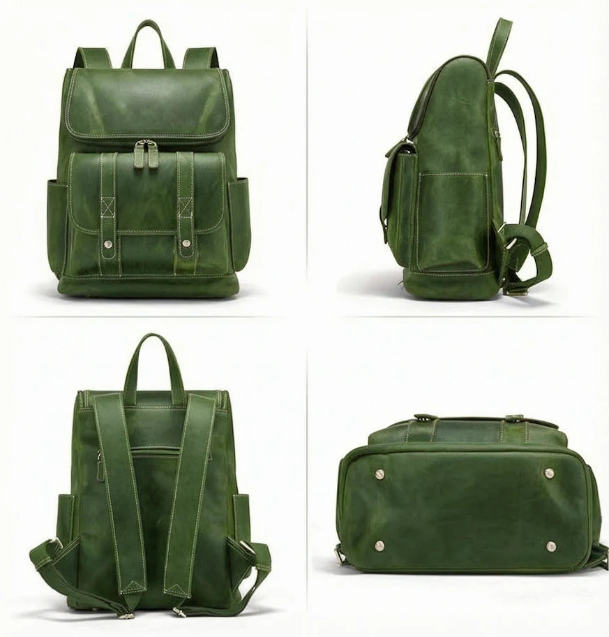 Vintage Travel Laptop Backpack