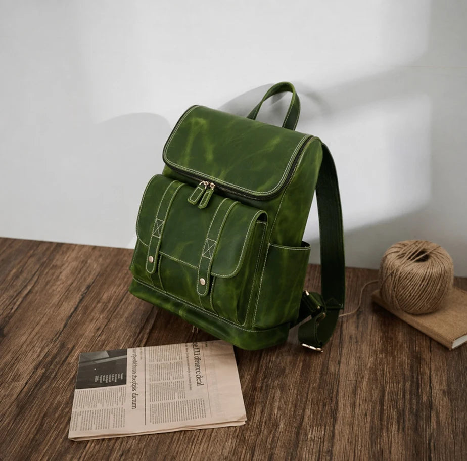Vintage Travel Laptop Backpack