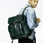 Vintage Travel Laptop Backpack